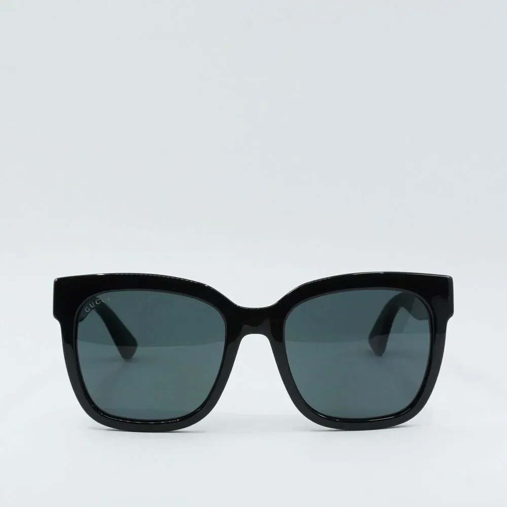 NWT Gucci GG0034SN-001-54 Black 54mm Sunglasses